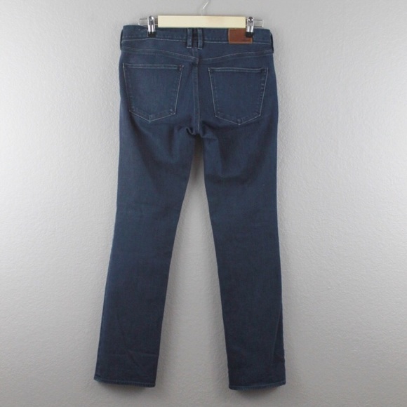 MADEWELL • Dark Wash Rail Straight Skinny Jeans 24 - Picture 7 of 8